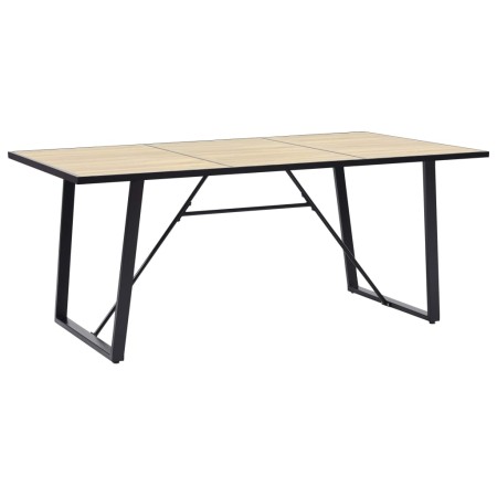 Mesa de comedor de MDF color roble 200x100x75 cm de , Mesas de cocina y de comedor - Ref: Foro24-281564, Precio: 260,73 €, De...