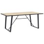 Mesa de comedor de MDF color roble 200x100x75 cm de , Mesas de cocina y de comedor - Ref: Foro24-281564, Precio: 260,73 €, De...