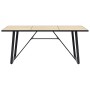 Mesa de comedor de MDF color roble 200x100x75 cm de , Mesas de cocina y de comedor - Ref: Foro24-281564, Precio: 260,73 €, De...