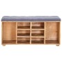 Banco de recibidor madera maciza de mango 100x35x47 cm de , Bancos para recibidores y almacenamiento - Ref: Foro24-285891, Pr...