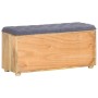 Banco de recibidor madera maciza de mango 100x35x47 cm de , Bancos para recibidores y almacenamiento - Ref: Foro24-285891, Pr...