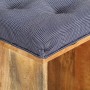Banco de recibidor madera maciza de mango 100x35x47 cm de , Bancos para recibidores y almacenamiento - Ref: Foro24-285891, Pr...