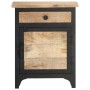 Mesita de noche de madera maciza de mango 40x30x50 cm de , Mesitas de noche - Ref: Foro24-289102, Precio: 94,00 €, Descuento: %