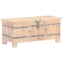 Baúl de madera maciza de acacia 90x40x40 cm de , Baúles de almacenamiento - Ref: Foro24-289638, Precio: 221,42 €, Descuento: %
