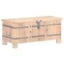 Baúl de madera maciza de acacia 90x40x40 cm de , Baúles de almacenamiento - Ref: Foro24-289638, Precio: 221,42 €, Descuento: %