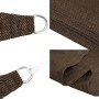 Toldo de vela HDPE marrón 160 g/m² 5x7x7 m de , Sombrillas - Ref: Foro24-311814, Precio: 47,47 €, Descuento: %