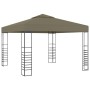 Carpa de jardín con tejado retráctil gris taupe 3x3m 180 g/m² de , Carpas y cenadores - Ref: Foro24-312228, Precio: 233,82 €,...