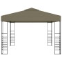 Carpa de jardín con tejado retráctil gris taupe 3x3m 180 g/m² de , Carpas y cenadores - Ref: Foro24-312228, Precio: 233,82 €,...