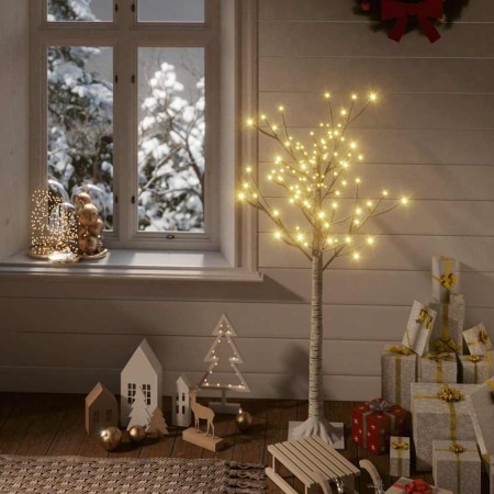 Árbol de Navidad LED blanco cálido sauce interior exterior 1,2m de , Arboles de navidad - Ref: Foro24-332952, Precio: 45,38 €...