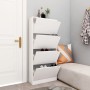 Mueble zapatero con 4 puertas contrachapada blanco 59x24x136 cm de , Zapateros y organizadores de calzado - Ref: Foro24-33813...
