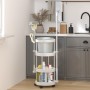 Carrito de limpieza con cesto de almacenaje aluminio de , Contenedores para almacenaje - Ref: Foro24-344379, Precio: 43,73 €,...
