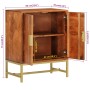 Aparador de madera maciza de acacia 60x35x75 cm de , Aparadores - Ref: Foro24-351712, Precio: 190,03 €, Descuento: %