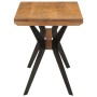 Banco de comedor madera maciza acacia y acero 110x40x46 cm de , Bancos de comedor y cocina - Ref: Foro24-352057, Precio: 118,...
