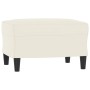 Juego de sofás con cojines 3 piezas terciopelo crema de , Sofás - Ref: Foro24-3202052, Precio: 634,31 €, Descuento: %