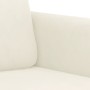 Juego de sofás con cojines 3 piezas terciopelo crema de , Sofás - Ref: Foro24-3202052, Precio: 634,31 €, Descuento: %