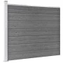 Panel de valla WPC gris 175x146 cm de vidaXL, Paneles de vallas - Ref: Foro24-148983, Precio: 202,37 €, Descuento: %