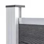 Panel de valla WPC gris 175x146 cm de vidaXL, Paneles de vallas - Ref: Foro24-148983, Precio: 202,37 €, Descuento: %