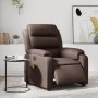 Sillón de masaje reclinable eléctrico cuero sintético marrón de , Sillones - Ref: Foro24-3205037, Precio: 283,22 €, Descuento: %
