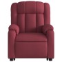 Sillón reclinable de masaje elevable tela rojo tinto de , Sillones - Ref: Foro24-3205331, Precio: 298,11 €, Descuento: %