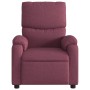 Sillón reclinable de masaje eléctrico tela morado de , Sillones - Ref: Foro24-3204819, Precio: 241,02 €, Descuento: %