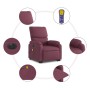 Sillón de masaje eléctrico reclinable elevable tela morado de , Sillones - Ref: Foro24-3204867, Precio: 308,83 €, Descuento: %