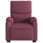 Sillón de masaje eléctrico reclinable elevable tela morado de , Sillones - Ref: Foro24-3204867, Precio: 308,83 €, Descuento: %