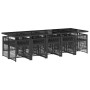 Set de comedor jardín 11 pzas con cojines ratán sintético negro de , Conjuntos de jardín - Ref: Foro24-3210931, Precio: 703,0...