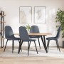 Sillas de comedor 4 unidades terciopelo gris oscuro en Sillas de comedor | Comprar online en Foru.es
