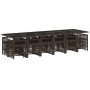 Set de muebles jardín 17 pzas y cojines ratán sintético marrón de , Conjuntos de jardín - Ref: Foro24-3211005, Precio: 939,75...