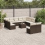 Set de sofás de jardín y cojines 12 pzas ratán sintético marrón de , Conjuntos de jardín - Ref: Foro24-3218363, Precio: 695,1...