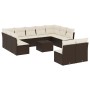 Set de sofás de jardín y cojines 12 pzas ratán sintético marrón de , Conjuntos de jardín - Ref: Foro24-3218363, Precio: 695,1...