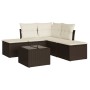 Set sofás de jardín 6 piezas y cojines ratán sintético marrón de , Conjuntos de jardín - Ref: Foro24-3249572, Precio: 338,03 ...