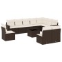 Set de sofás de jardín 11 pzas cojines ratán sintético marrón de , Conjuntos de jardín - Ref: Foro24-3219113, Precio: 691,82 ...