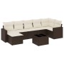 Set sofás de jardín 8 piezas y cojines ratán sintético marrón de , Conjuntos de jardín - Ref: Foro24-3219283, Precio: 509,94 ...