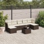 Set sofás de jardín 8 piezas y cojines ratán sintético marrón de , Conjuntos de jardín - Ref: Foro24-3249882, Precio: 450,58 ...