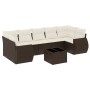 Set sofás de jardín 8 piezas y cojines ratán sintético marrón de , Conjuntos de jardín - Ref: Foro24-3253480, Precio: 544,80 ...