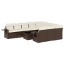 Set de sofás de jardín 11 pzas cojines ratán sintético marrón de , Conjuntos de jardín - Ref: Foro24-3253040, Precio: 687,04 ...