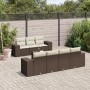 Set sofás de jardín 8 piezas y cojines ratán sintético marrón de , Conjuntos de jardín - Ref: Foro24-3254670, Precio: 563,23 ...