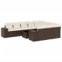 Set de sofás de jardín 11 pzas cojines ratán sintético marrón de , Conjuntos de jardín - Ref: Foro24-3255440, Precio: 695,05 ...