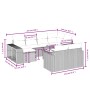 Set de sofás de jardín 11 pzas cojines ratán sintético marrón de , Sofás modulares de exterior - Ref: Foro24-3261303, Precio:...