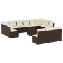 Set sofás de jardín 14 pzas con cojines ratán sintético marrón de , Conjuntos de jardín - Ref: Foro24-3250242, Precio: 840,47...