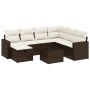 Set sofás de jardín 8 piezas y cojines ratán sintético marrón de , Conjuntos de jardín - Ref: Foro24-3263539, Precio: 515,99 ...
