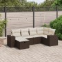 Set sofás de jardín 6 piezas y cojines ratán sintético marrón de , Conjuntos de jardín - Ref: Foro24-3264419, Precio: 408,19 ...