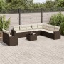 Set de sofás de jardín 11 pzas cojines ratán sintético marrón de , Conjuntos de jardín - Ref: Foro24-3249712, Precio: 725,92 ...