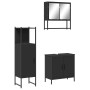 Juego de muebles de baño 3 pzas madera contrachapada negro de , Muebles de baño - Ref: Foro24-3214700, Precio: 156,70 €, Desc...