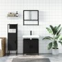 Juego de muebles de baño 3 pzas madera contrachapada negro de , Muebles de baño - Ref: Foro24-3214700, Precio: 156,70 €, Desc...