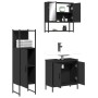 Juego de muebles de baño 3 pzas madera contrachapada negro de , Muebles de baño - Ref: Foro24-3214700, Precio: 156,70 €, Desc...