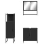 Juego de muebles de baño 3 pzas madera contrachapada negro de , Muebles de baño - Ref: Foro24-3214700, Precio: 156,70 €, Desc...