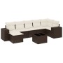 Set sofás de jardín 8 piezas y cojines ratán sintético marrón de , Conjuntos de jardín - Ref: Foro24-3222892, Precio: 531,03 ...