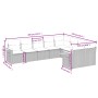 Set de sofás de jardín 9 pzas con cojines ratán sintético negro de , Conjuntos de jardín - Ref: Foro24-3227142, Precio: 736,9...